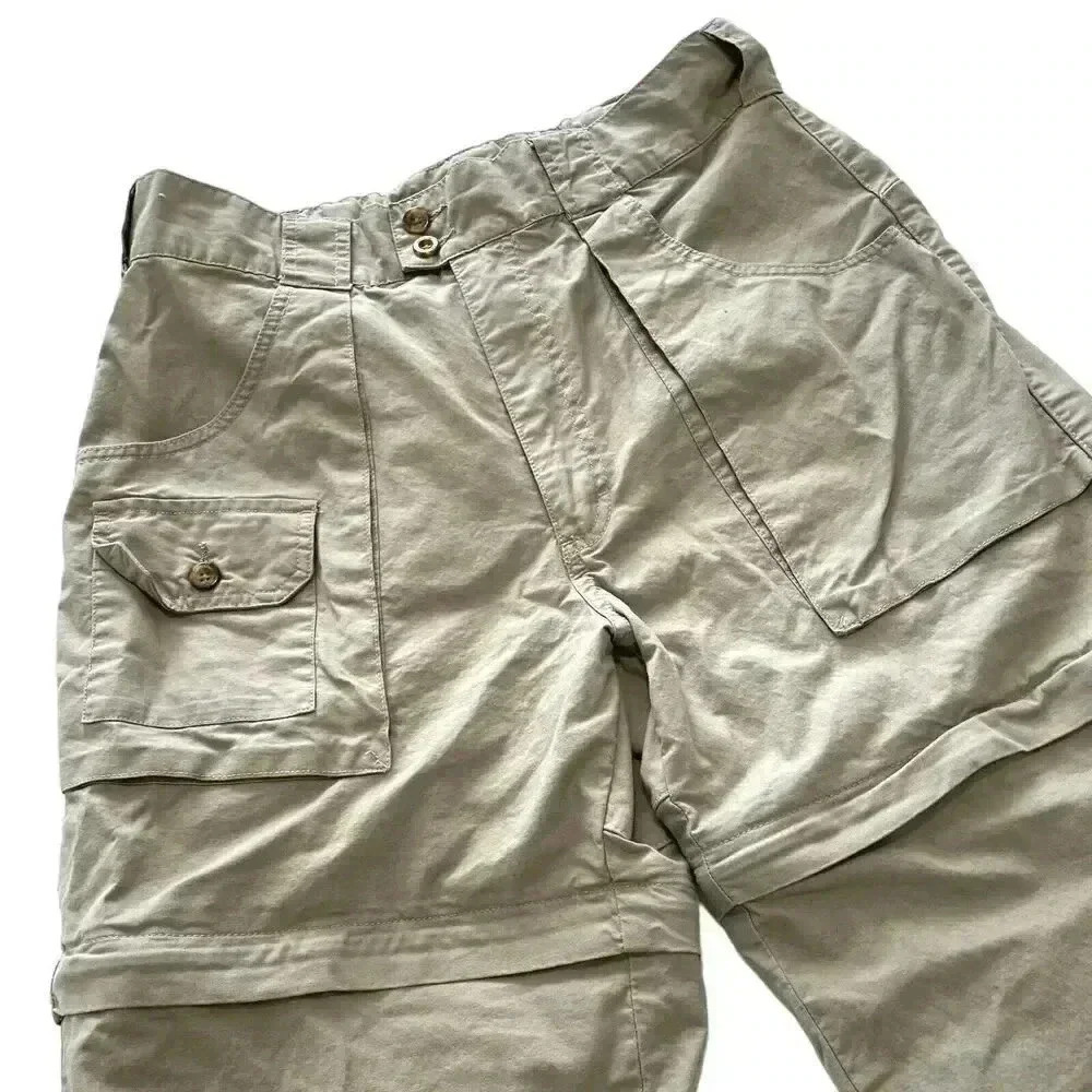 Cabelas Hiking Pants Zip Off Convertible Men’s Size Large 36-38 Fishing Camping
